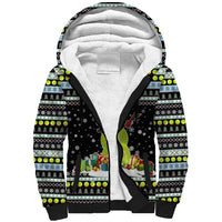 Tennis Snowman Christmas Sherpa Hoodie Xmas Holiday Patterns - Wonder Print Shop