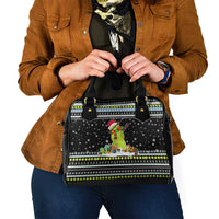 Tennis Snowman Christmas Shoulder Handbag Xmas Holiday Patterns - Wonder Print Shop
