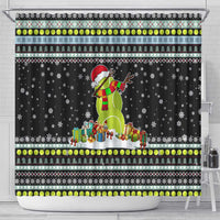 Tennis Snowman Christmas Shower Curtain Xmas Holiday Patterns - Wonder Print Shop