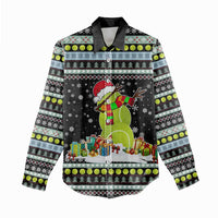 Tennis Snowman Christmas Women Casual Shirt Xmas Holiday Patterns - Wonder Print Shop