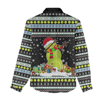 Tennis Snowman Christmas Women Casual Shirt Xmas Holiday Patterns - Wonder Print Shop