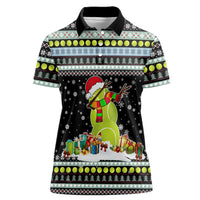 Tennis Snowman Christmas Women Polo Shirt Xmas Holiday Patterns - Wonder Print Shop
