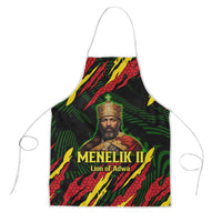 Menelik II Apron with Lion of Adwa Title, Battle of Adwa 1896 Graphic and Bold Pan-African - Wonder Print Shop