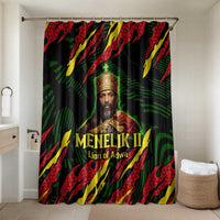 Menelik II Bathroom Set with Lion of Adwa Title, Battle of Adwa 1896 Graphic and Bold Pan-African - Wonder Print Shop