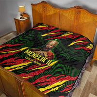 Menelik II Quilt with Lion of Adwa Title, Battle of Adwa 1896 Graphic and Bold Pan-African - Wonder Print Shop