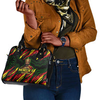 Menelik II Shoulder Handbag with Lion of Adwa Title, Battle of Adwa 1896 Graphic and Bold Pan-African - Wonder Print Shop