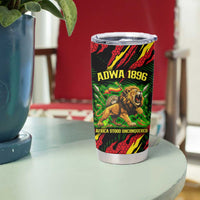 Menelik II Tumbler Cup with Lion of Adwa Title, Battle of Adwa 1896 Graphic and Bold Pan-African - Wonder Print Shop