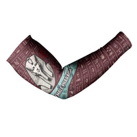 Hatshepsut Arm Sleeves with Pharaoh Bust Illustration, Female Pharaoh Title and Egyptian Hieroglyph - Wonder Print Shop