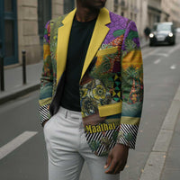 Wangari Maathai Blazer Colorful Nature-Inspired Design Empowerment Quote African Print Environmental - Wonder Print Shop