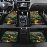 Wangari Maathai Car Mats Colorful Nature-Inspired Design Empowerment Quote African Print Environmental - Wonder Print Shop
