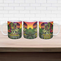 Wangari Maathai Ceramic Mug Colorful Nature-Inspired Design Empowerment Quote African Print Environmental - Wonder Print Shop