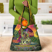 Wangari Maathai Grocery Bag Colorful Nature-Inspired Design Empowerment Quote African Print Environmental - Wonder Print Shop