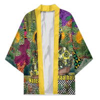 Wangari Maathai Kimono Colorful Nature-Inspired Design Empowerment Quote African Print Environmental - Wonder Print Shop