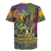 Wangari Maathai Rugby Jersey Colorful Nature-Inspired Design Empowerment Quote African Print Environmental - Wonder Print Shop