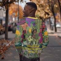 Wangari Maathai Sweatshirt Colorful Nature-Inspired Design Empowerment Quote African Print Environmental - Wonder Print Shop