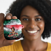 Wangari Maathai AirPods Case Kenyan Flag Watercolor Style - Environmental Quote Planting Trees Tribute Eco-Activism - Wonder Print Shop