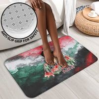 Wangari Maathai Bathroom Set Kenyan Flag Watercolor Style - Environmental Quote Planting Trees Tribute Eco-Activism - Wonder Print Shop