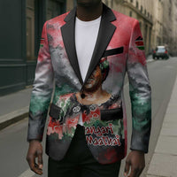 Wangari Maathai Blazer Kenyan Flag Watercolor Style - Environmental Quote Planting Trees Tribute Eco-Activism - Wonder Print Shop