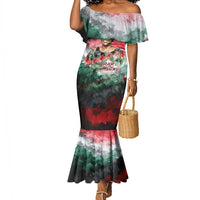 Wangari Maathai Mermaid Dress Kenyan Flag Watercolor Style - Environmental Quote Planting Trees Tribute Eco-Activism - Wonder Print Shop