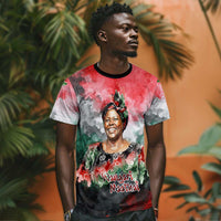 Wangari Maathai T shirt Kenyan Flag Watercolor Style - Environmental Quote Planting Trees Tribute Eco-Activism - Wonder Print Shop