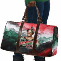 Wangari Maathai Travel Bag Kenyan Flag Watercolor Style - Environmental Quote Planting Trees Tribute Eco-Activism - Wonder Print Shop