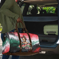 Wangari Maathai Travel Bag Kenyan Flag Watercolor Style - Environmental Quote Planting Trees Tribute Eco-Activism - Wonder Print Shop