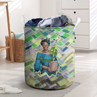 Wangari Maathai Laundry Basket Hummingbird Quote Tree Planting Theme Environmental Justice Tribute - Wonder Print Shop