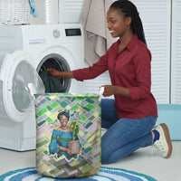 Wangari Maathai Laundry Basket Hummingbird Quote Tree Planting Theme Environmental Justice Tribute - Wonder Print Shop