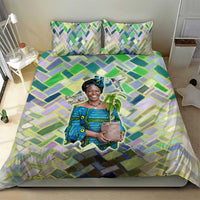 Wangari Maathai Bedding Set Hummingbird Quote Tree Planting Theme Environmental Justice Tribute - Wonder Print Shop