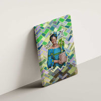 Wangari Maathai Canvas Wall Art Hummingbird Quote Tree Planting Theme Environmental Justice Tribute - Wonder Print Shop