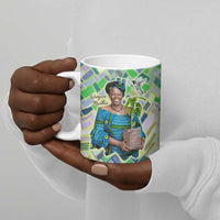 Wangari Maathai Ceramic Mug Hummingbird Quote Tree Planting Theme Environmental Justice Tribute - Wonder Print Shop