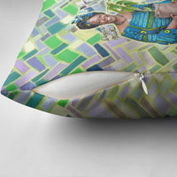 Wangari Maathai Pillow Cover Hummingbird Quote Tree Planting Theme Environmental Justice Tribute - Wonder Print Shop