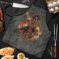 Queen Nzinga Apron Fierce African Warrior Queen - Dark Tribal Fire Art - Wonder Print Shop