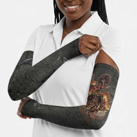 Queen Nzinga Arm Sleeves Fierce African Warrior Queen - Dark Tribal Fire Art - Wonder Print Shop