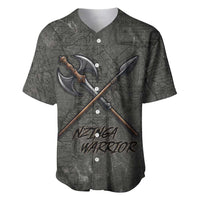 Queen Nzinga Baseball Jersey Fierce African Warrior Queen - Dark Tribal Fire Art - Wonder Print Shop