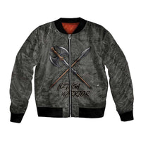Queen Nzinga Bomber Jacket Fierce African Warrior Queen - Dark Tribal Fire Art - Wonder Print Shop