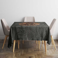 Queen Nzinga Tablecloth Fierce African Warrior Queen - Dark Tribal Fire Art - Wonder Print Shop