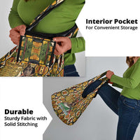 Queen Nzinga Grocery Bag Mbandi Traditional Regal Portrait Empowerment Quote African Female Leadership - Wonder Print Shop