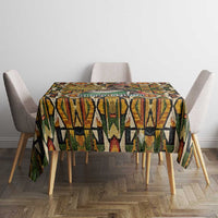 Queen Nzinga Tablecloth Mbandi Traditional Regal Portrait Empowerment Quote African Female Leadership - Wonder Print Shop