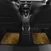 Queen Nzinga Car Mats Cowrie Crown Silhouette Royal Power - Wonder Print Shop