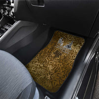 Queen Nzinga Car Mats Cowrie Crown Silhouette Royal Power - Wonder Print Shop