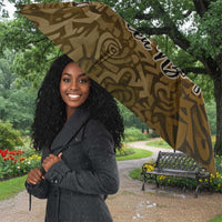 Queen Nzinga Umbrella Cowrie Crown Silhouette Royal Power - Wonder Print Shop