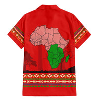 South Africa Wildlife Family Matching Mermaid Dress and Hawaiian Shirt Tribal Pattern with National Flag and Safari Silhouettes