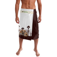 South Africa Wildlife Pride Lavalava Big Five with National Flag and Protea Floral Accent