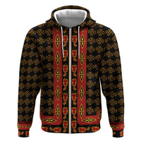 Cameroon Toghu Heritage Hoodie Traditional Bamenda Pattern In African
