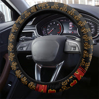 Cameroon Toghu Heritage Steering Wheel Cover Traditional Bamenda Pattern In African