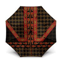 Cameroon Toghu Heritage Umbrella Traditional Bamenda Pattern In African