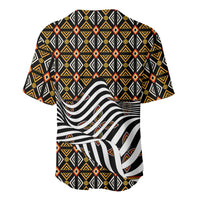 Cameroon Toghu Bamenda Baseball Jersey African Traditional Art