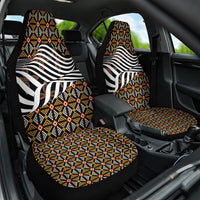 Cameroon Toghu Bamenda Car Seat Cover African Traditional Art