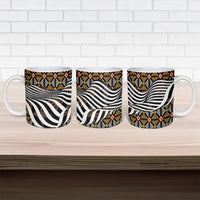 Cameroon Toghu Bamenda Ceramic Mug African Traditional Art